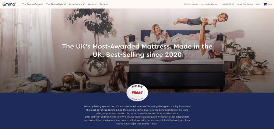 Emma Mattresses - the uk's most awarded mattress